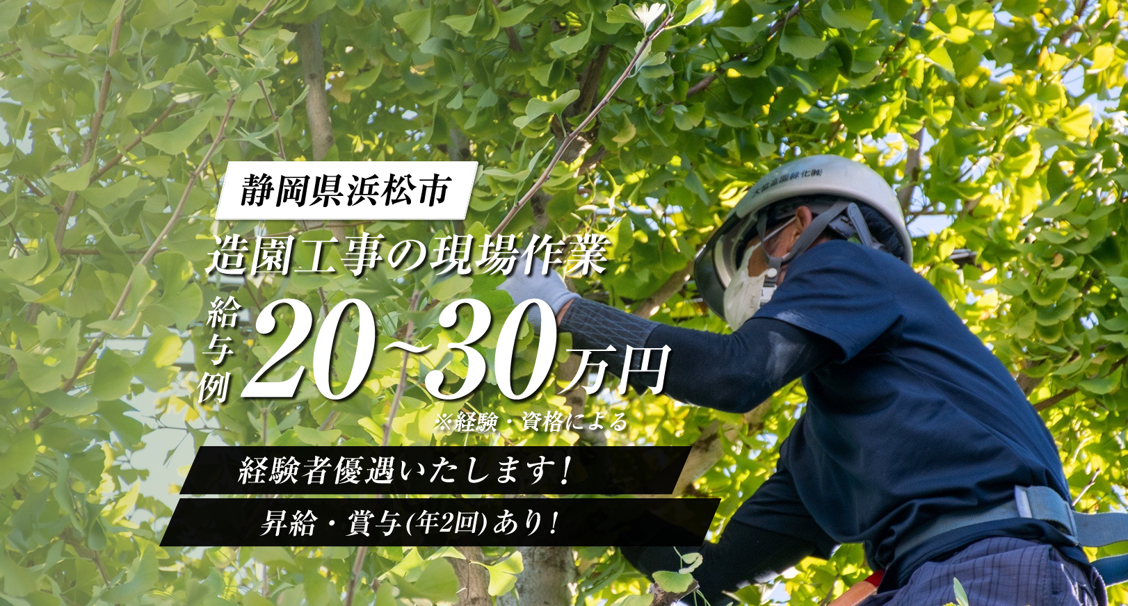 浜松市の大協造園緑化株式会社では造園工事の求人を募集しています。